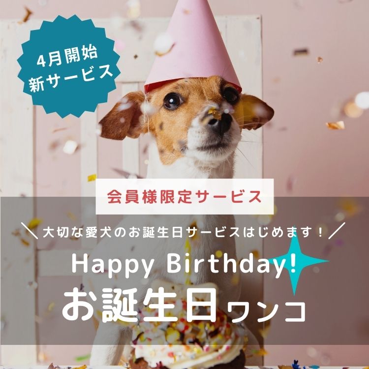 お誕生日ワンコサービス